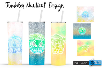 Nautical 20 Oz Tumbler Sublimation V.8