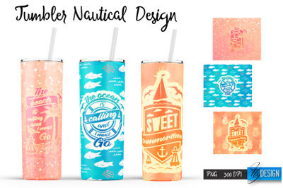 Nautical 20 Oz Tumbler Sublimation V.9