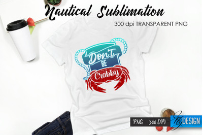 Nautical T-Shirt Sublimation Design v.5