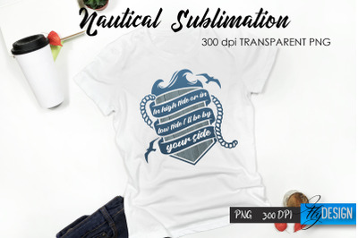 Nautical T-Shirt Sublimation Design v.12