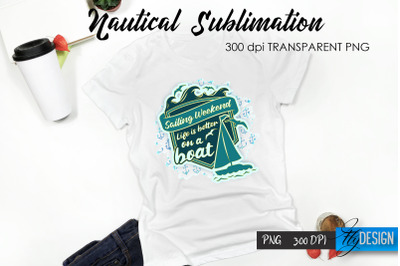 Nautical T-Shirt Sublimation Design v.27