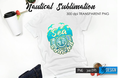 Nautical T-Shirt Sublimation Design v.28