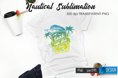 Nautical T-Shirt Sublimation Design v.30