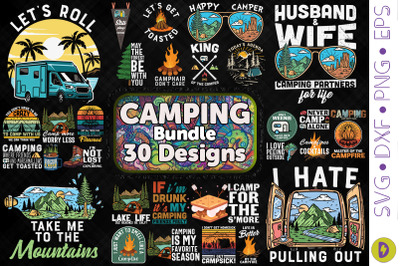 Camping Bundle-30 Designs-220301