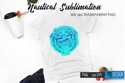 Nautical T-Shirt Sublimation Design v.35