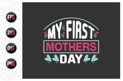 Mothers day typographic slogan design vector.