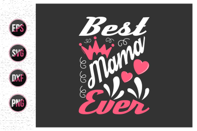 Mother&#039;s day lettering typographic quotes design.