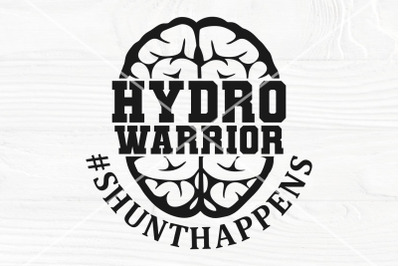 Hydro Warrior SVG | Hydrocephalus awareness SVG
