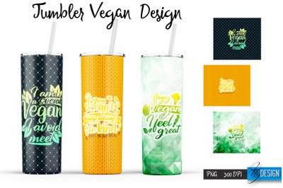 Vegan 20 Oz Tumbler Sublimation V.3