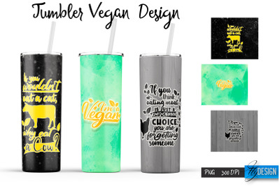 Vegan 20 Oz Tumbler Sublimation V.4