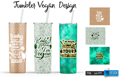 Vegan 20 Oz Tumbler Sublimation V.5