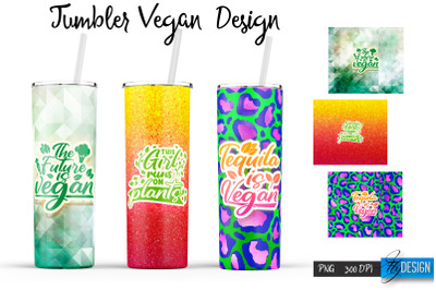 Vegan 20 Oz Tumbler Sublimation v.9