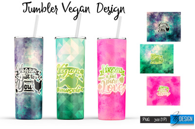 Vegan 20 Oz Tumbler Sublimation v.11