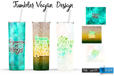 Vegan 20 Oz Tumbler Sublimation v.12