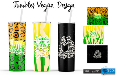 Vegan 20 Oz Tumbler Sublimation v.14