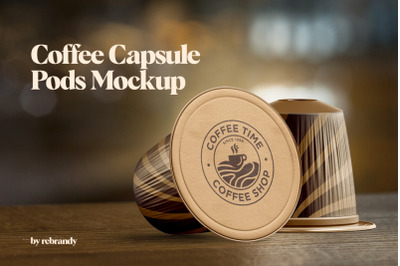Coffee Capsule Pods Mockup