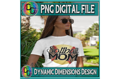 Softball Mom Leopard png, Leopard Softball, Sublimation design, Sublim