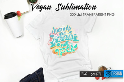 Vegan T-Shirt Sublimation. Healthy Food T-Shirt Design v.1