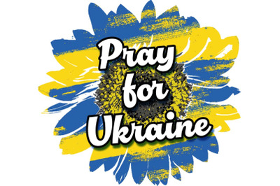 Pray For Ukraine Sublimation