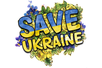 Save Ukraine Sublimation