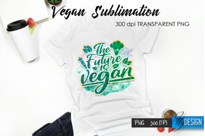 Vegan T-Shirt Sublimation. Healthy Food T-Shirt Design v.33