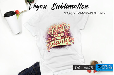 Vegan T-Shirt Sublimation. Healthy Food T-Shirt Design v.34