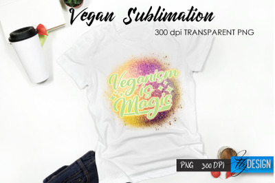 Vegan T-Shirt Sublimation. Healthy Food T-Shirt Design v.42