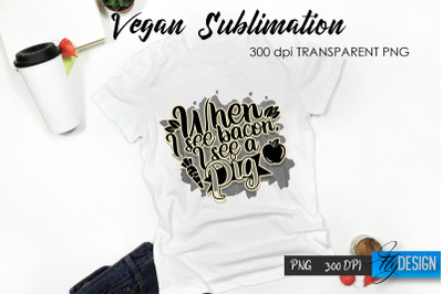 Vegan T-Shirt Sublimation. Healthy Food T-Shirt Design v.44