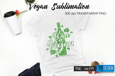 Vegan T-Shirt Sublimation. Healthy Food T-Shirt Design v.45