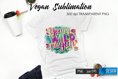 Vegan T-Shirt Sublimation. Healthy Food T-Shirt Design v.48