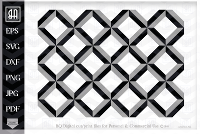 Optical illusion Art, Geometrical design SVG, Decorative SVG