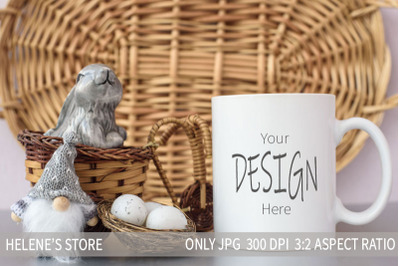 Easter mockup coffee mug