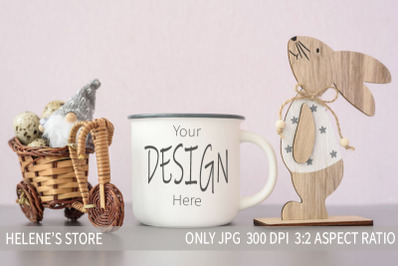 Coffee mug Easter mockup