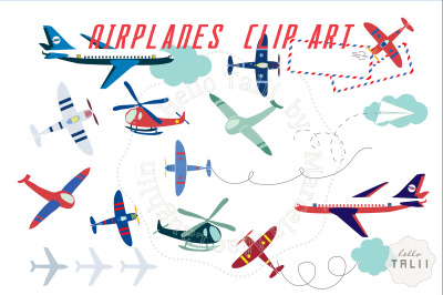 AIRPLANES CLIPART