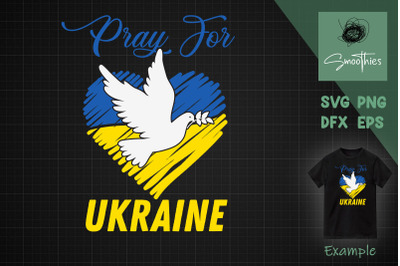 Ukraine SVG Pray For Ukraine