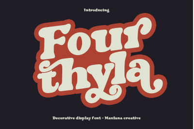 Fourthyla Handwritten Display Serif