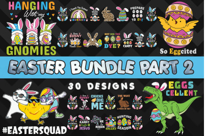 Easter Bundle SVG Part 2 30 designs