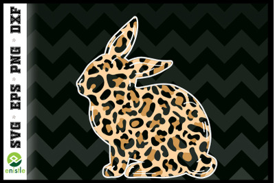 Leopard Bunny Funny Rabbit Easter Day