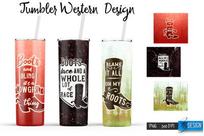 Western 20 Oz Tumbler Sublimation v.2