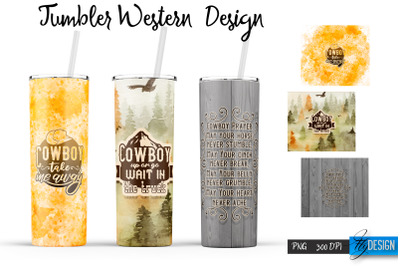 Western 20 Oz Tumbler Sublimation v.4