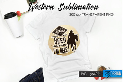 Western T-Shirt Sublimation. Cowboy T-Shirt Design v.5