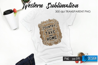 Western T-Shirt Sublimation. Cowboy T-Shirt Design v.6