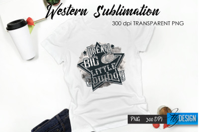 Western T-Shirt Sublimation. Cowboy T-Shirt Design v.15