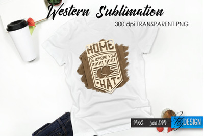 Western T-Shirt Sublimation. Cowboy T-Shirt Design v.19