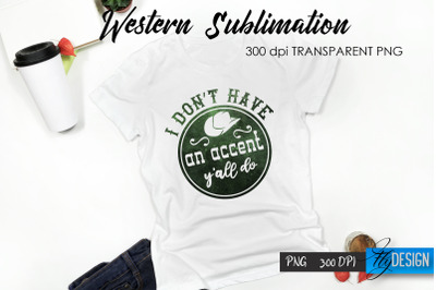 Western T-Shirt Sublimation. Cowboy T-Shirt Design v.24