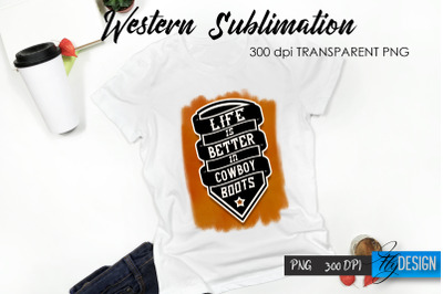 Western T-Shirt Sublimation. Cowboy T-Shirt Design v.28