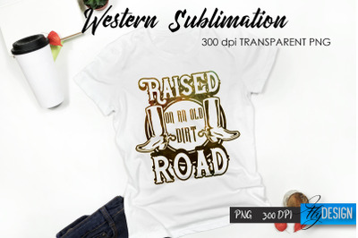 Western T-Shirt Sublimation. Cowboy T-Shirt Design v.34