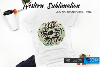 Western T-Shirt Sublimation. Cowboy T-Shirt Design v.39