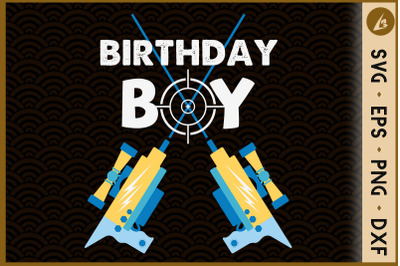 Laser Tag Birthday Boy Game Player