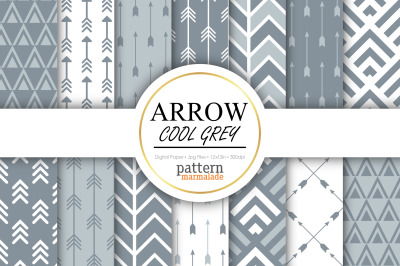 Arrow Cool Grey Digital Paper - BV020C